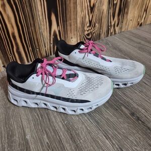 On Cloud Dupes- Men’s Running Shoes with Pink Accents
